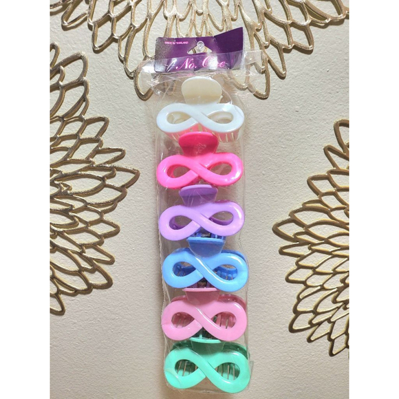 Women's Infinity Hair Clips Accessories Multicolor set - Picture 1 of 1